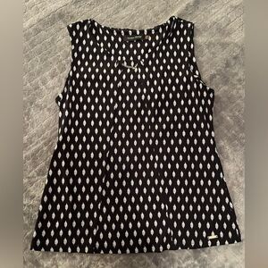 Ivanka Trump Black and White Top